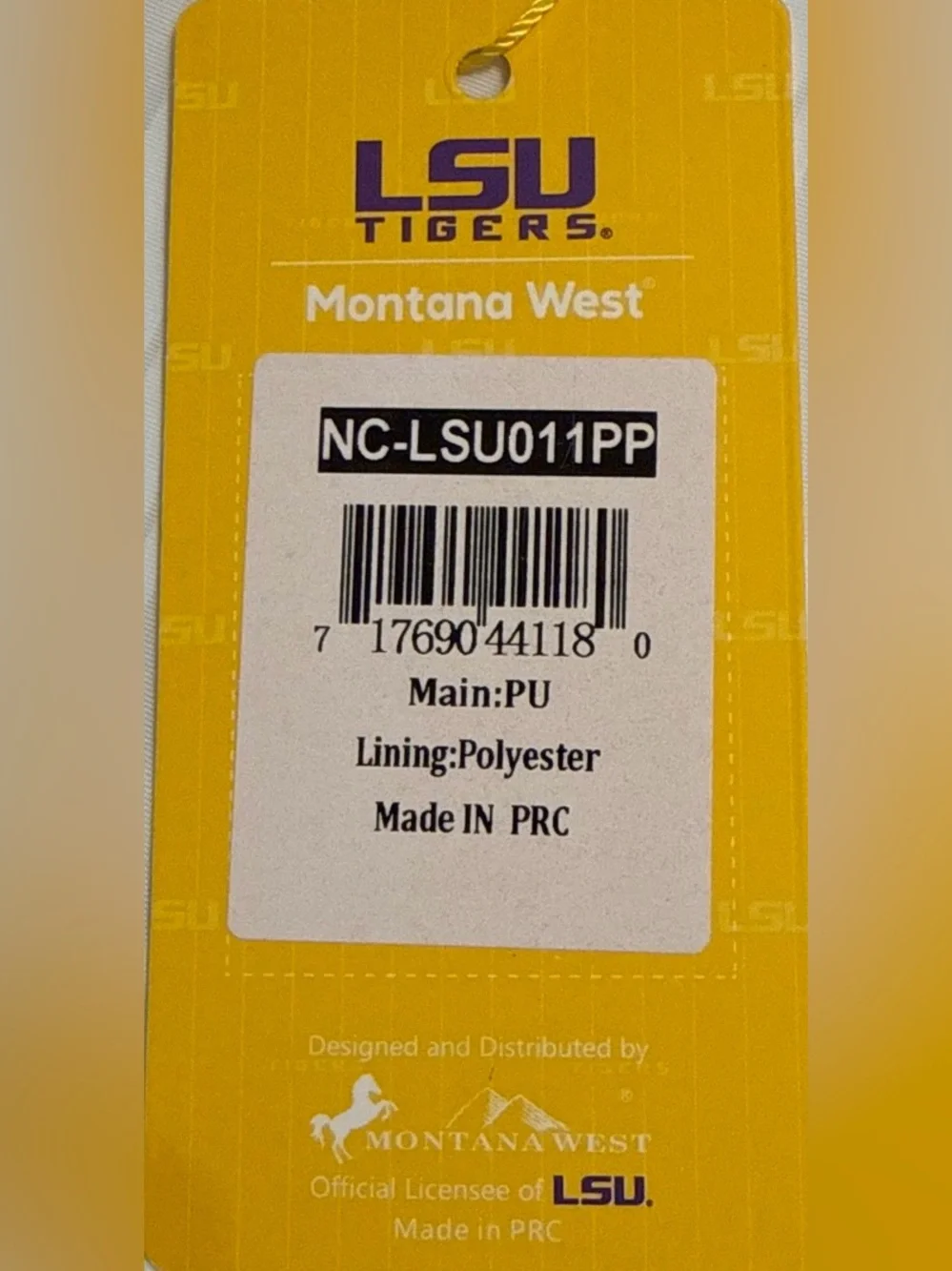 Montana West LSU Purple and Gold Wallet Wristlet Set NWT